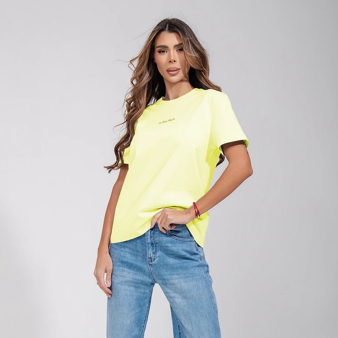 Свободна тениска с надпис Junona