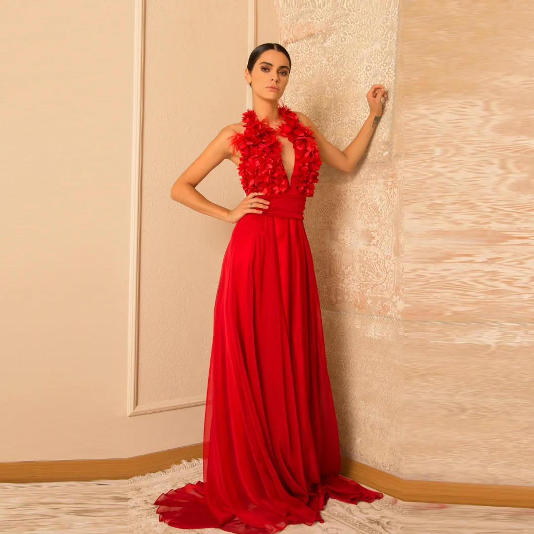 Дамска рокля Junona Red Dreams