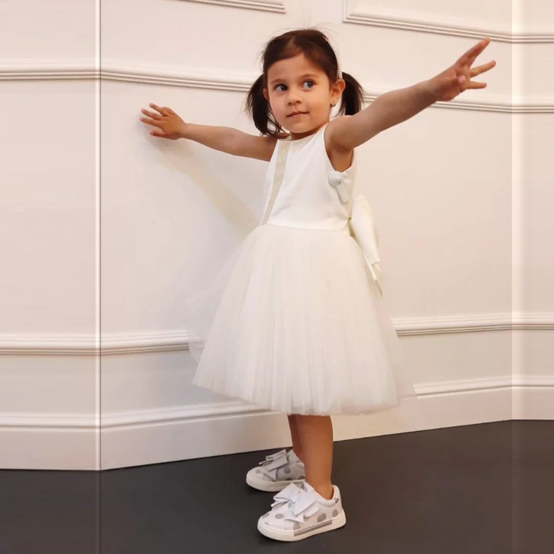 Бебешка рокля с тюл