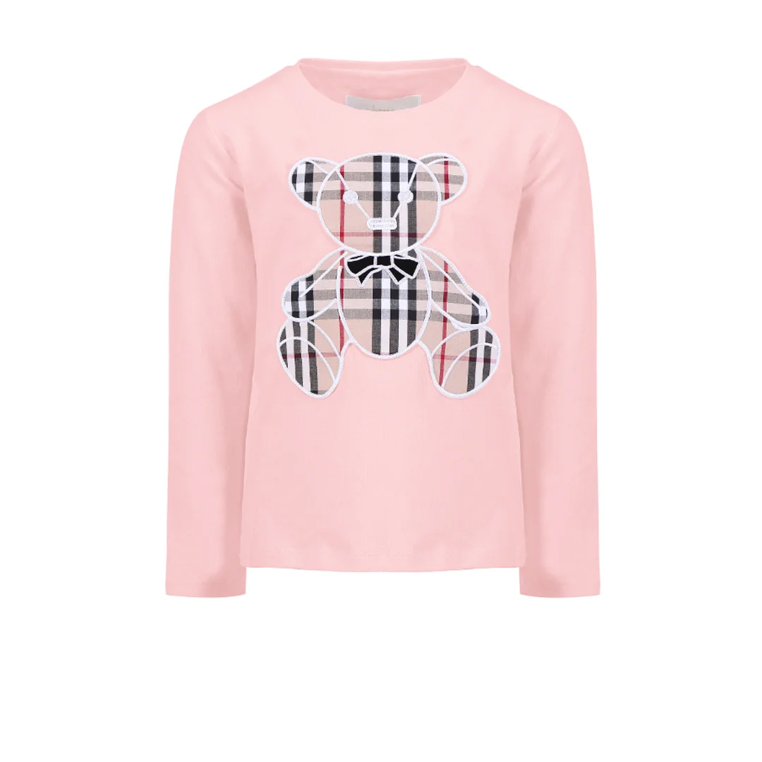 Детска блуза с апликация мече