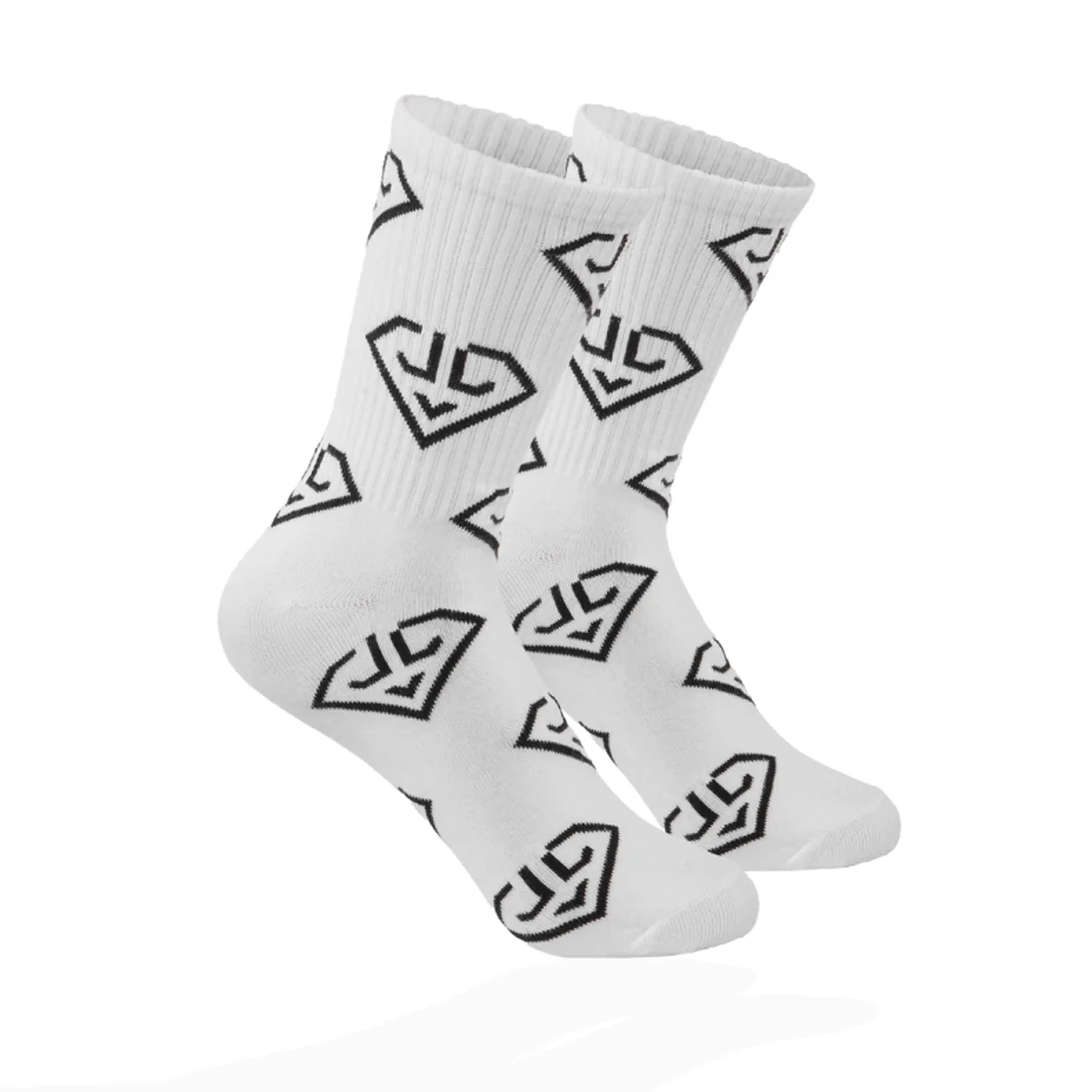 Чорапи в десен от лога