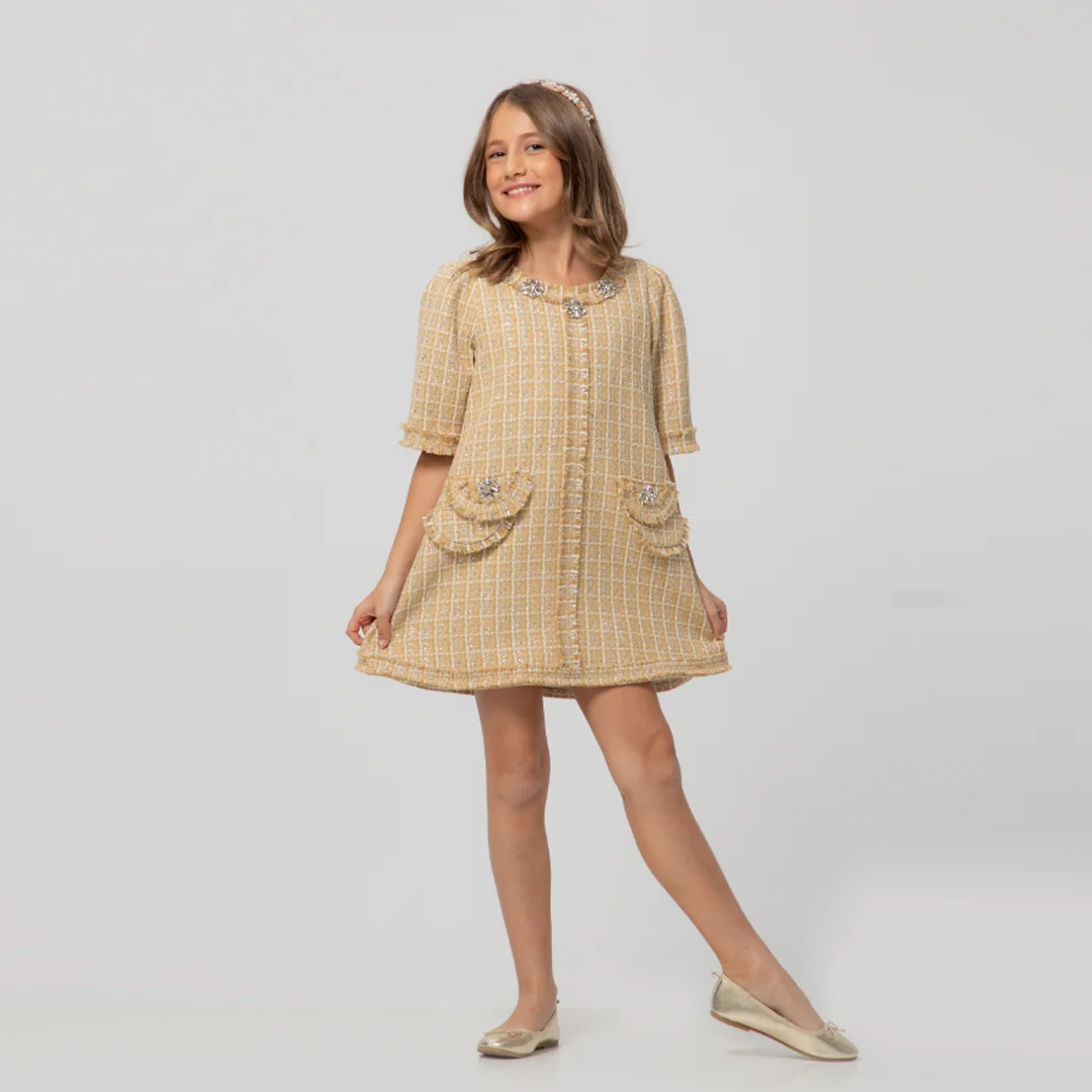 Детска рокля букле