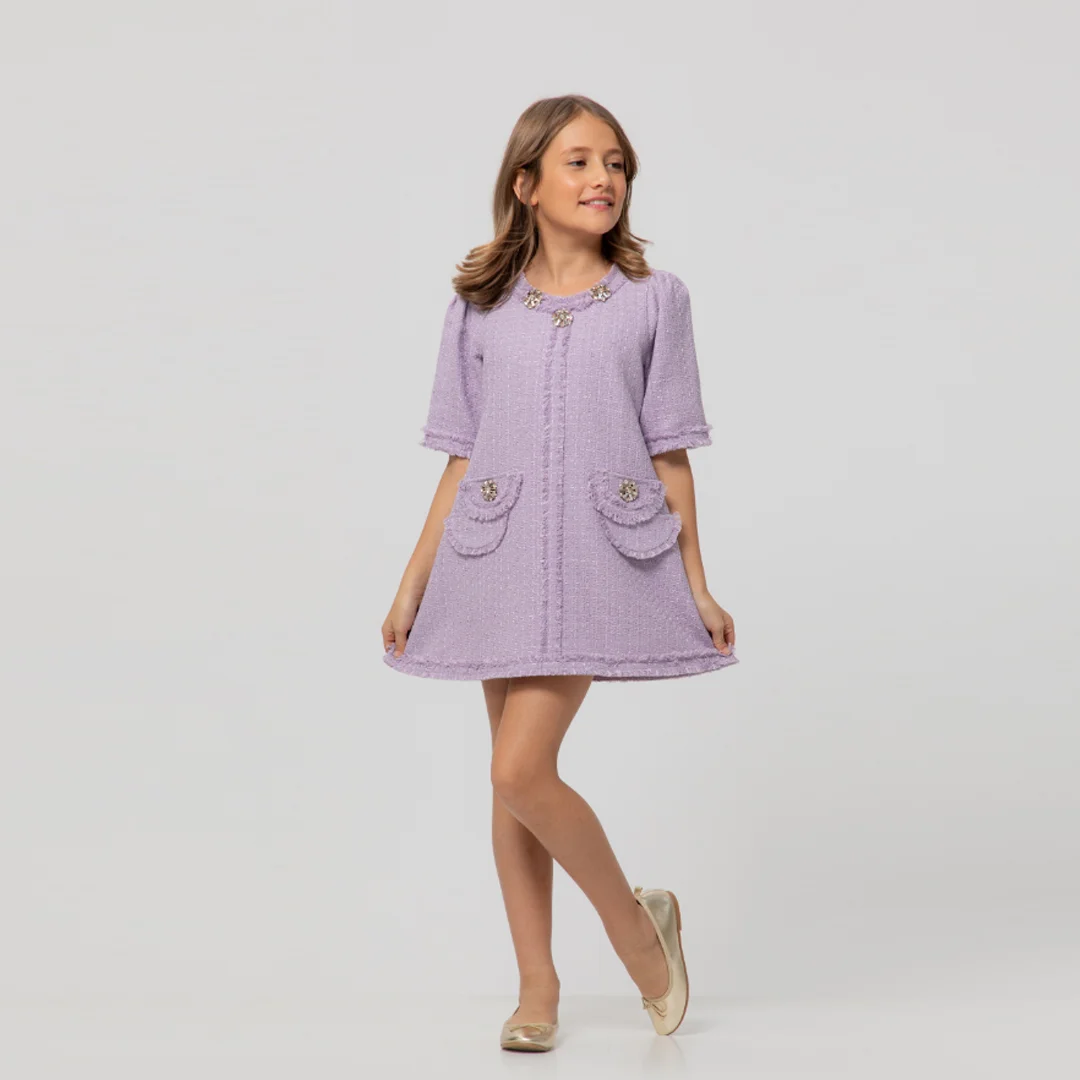 Детска рокля букле
