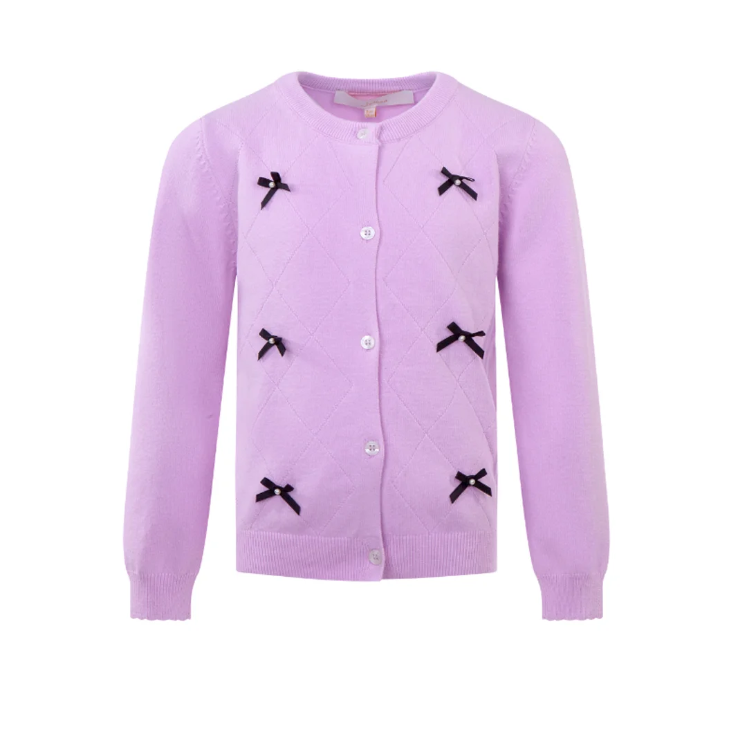 Детска плетена жилетка