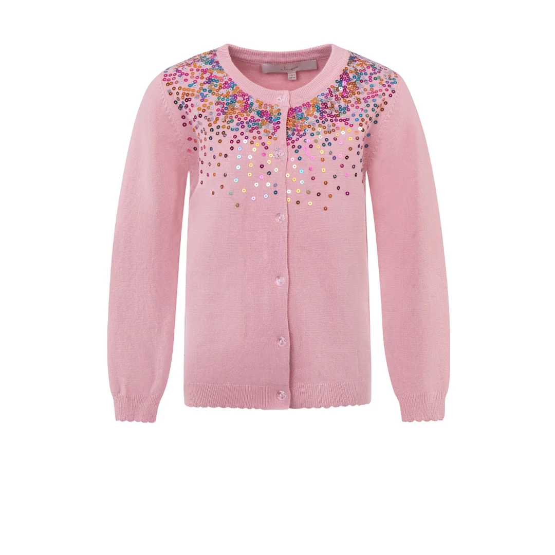 Детска плетена жилетка