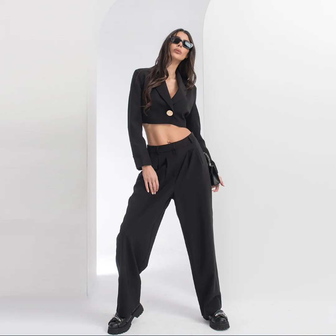 Свободен панталон с джобове