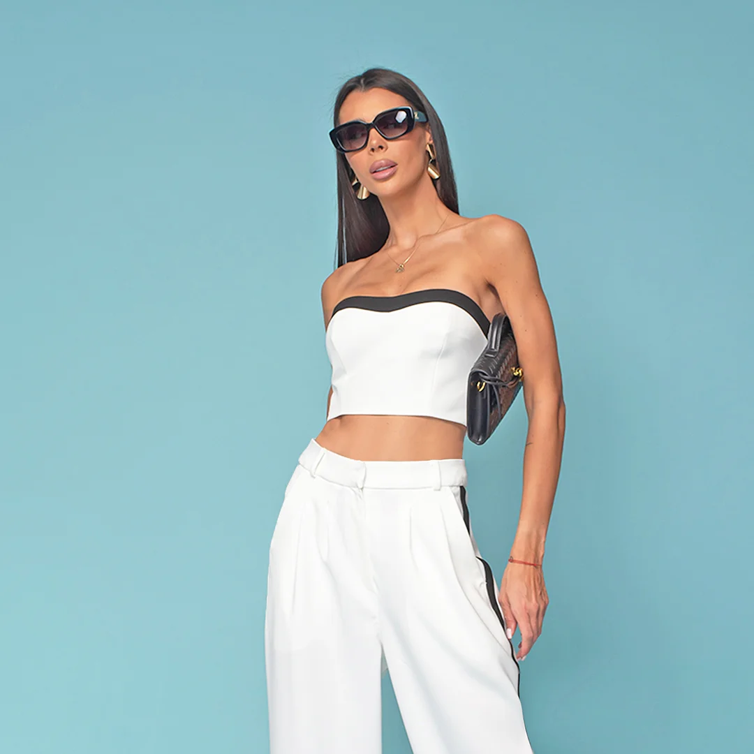 Бюстие с кант