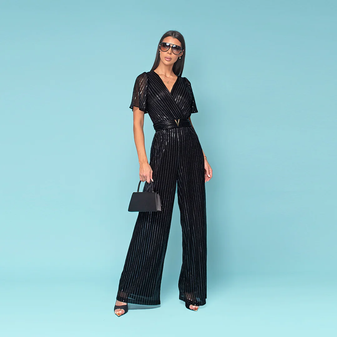 Елегантен гащеризон с прехлупване