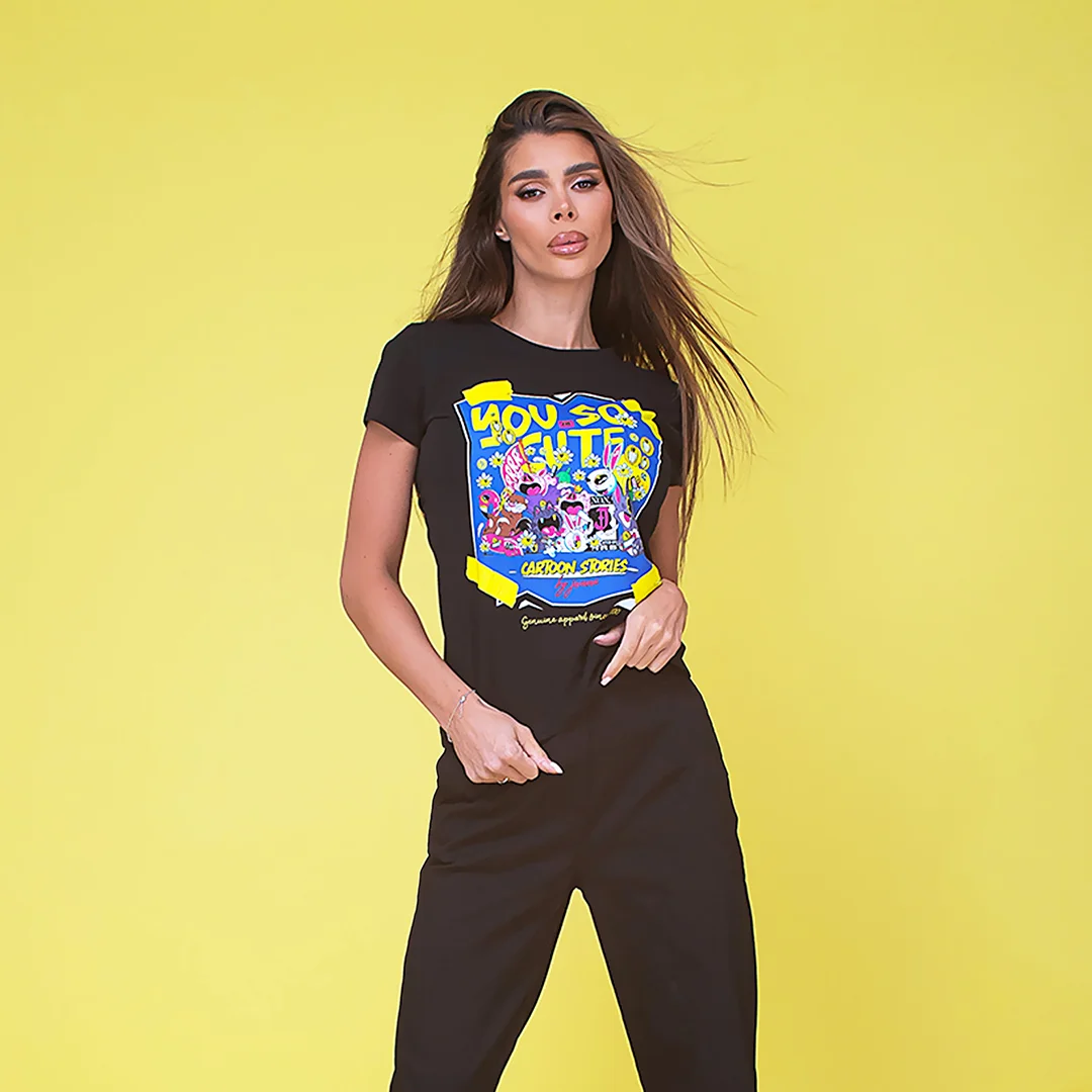 Памучна тениска с щампа