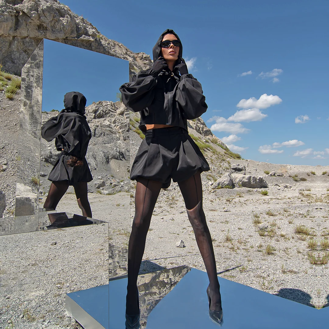 Къс панталон тип балон