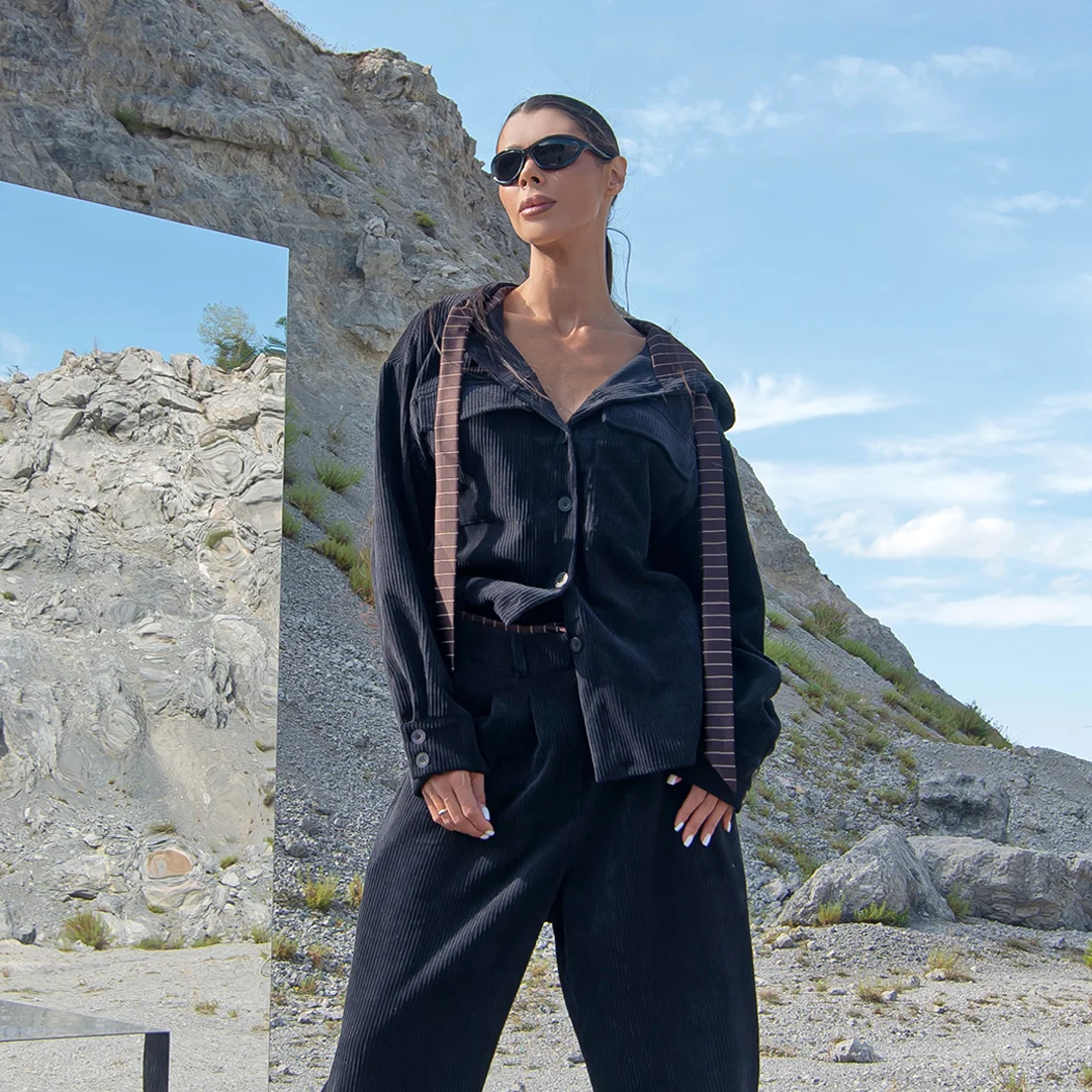 Риза от рипсено кадифе